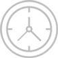 clock icon representing speed of business
